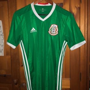 Green Mexico soccer jersey size SMALL